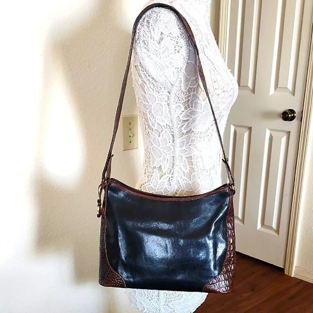 Brahmin Vintage Tuscan Timeless Elegant Coastal Cowgirl Bag - Picture 2 of 13